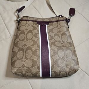 Coach Crossbody Bag - Brown and Purple
